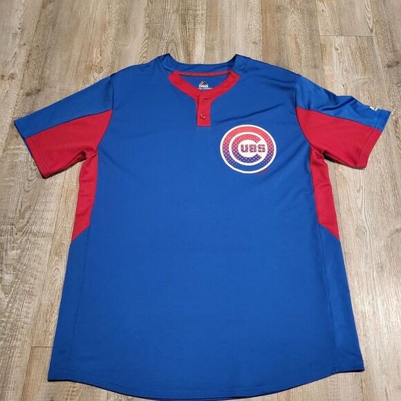 Majestic Chicago Cubs Cool Base Custom Jersey "AUSTIN 20" Made Shirt Mens Large - Picture 1 of 8